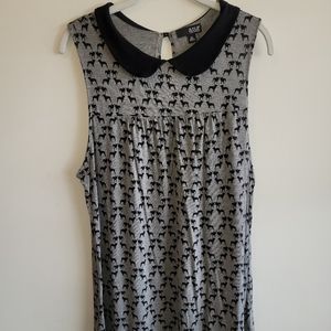 Ana Sleeveless Collared Shirt. Size XL